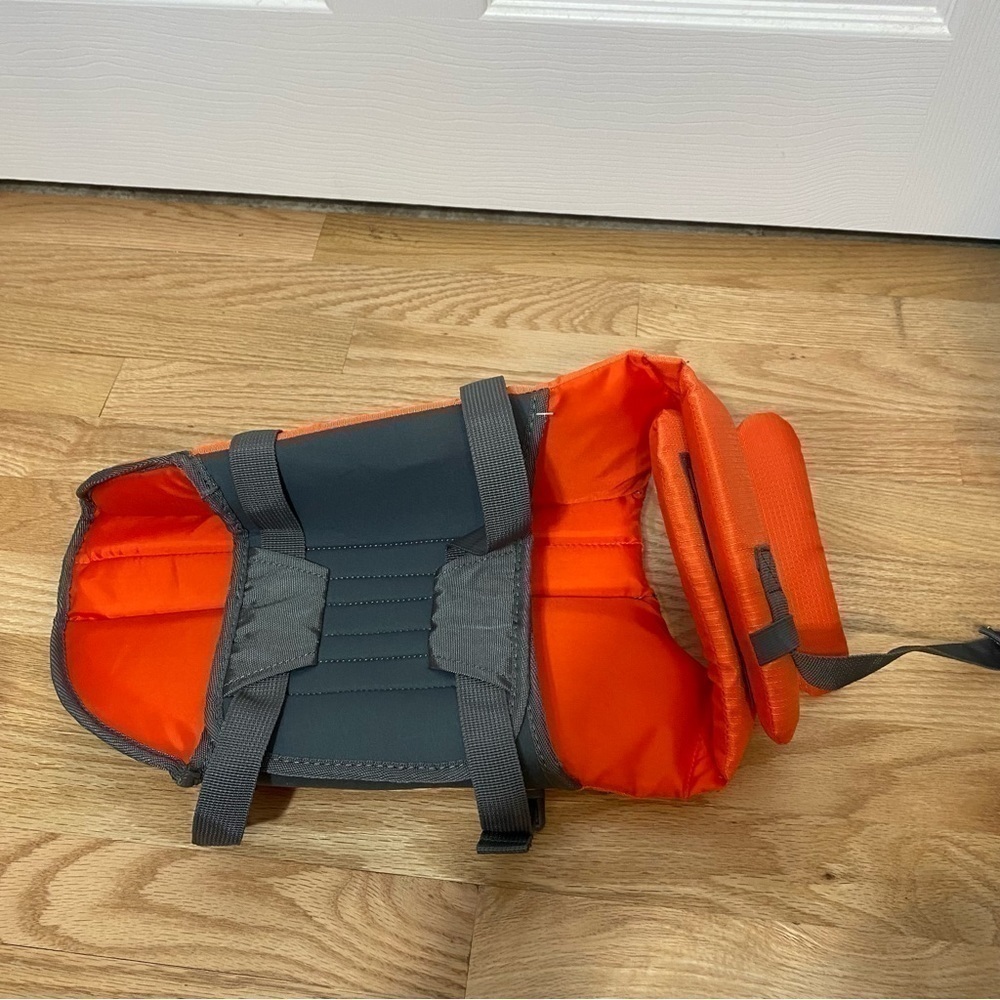Outward Hound Dog Life Vest Medium NWT 30-55 lb Orange - Picture 4 of 4